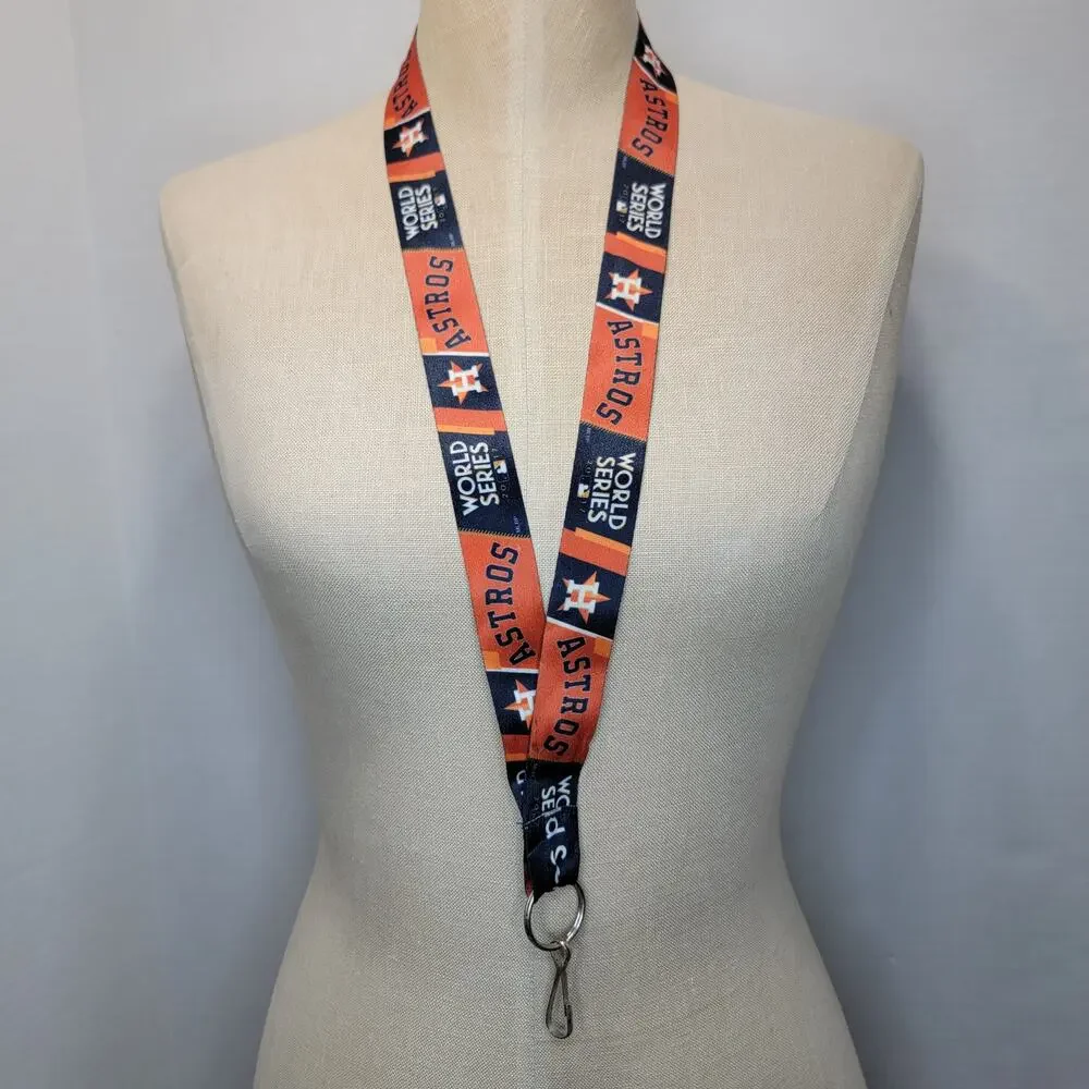 Set of 2 Houston Astros World Series Lanyards: 2017 & 2018
